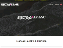 Tablet Screenshot of electrosplash.com